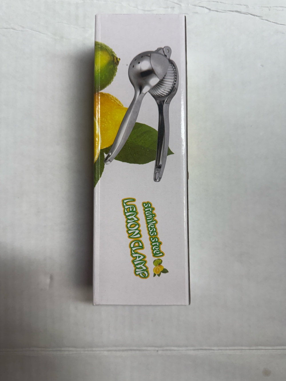 Stainless Steel Lemon Clamp - Silver Citrus Juicer